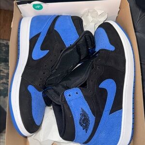 Brand New Nike Air Jordan 1 Retro High OG in Black and Blue